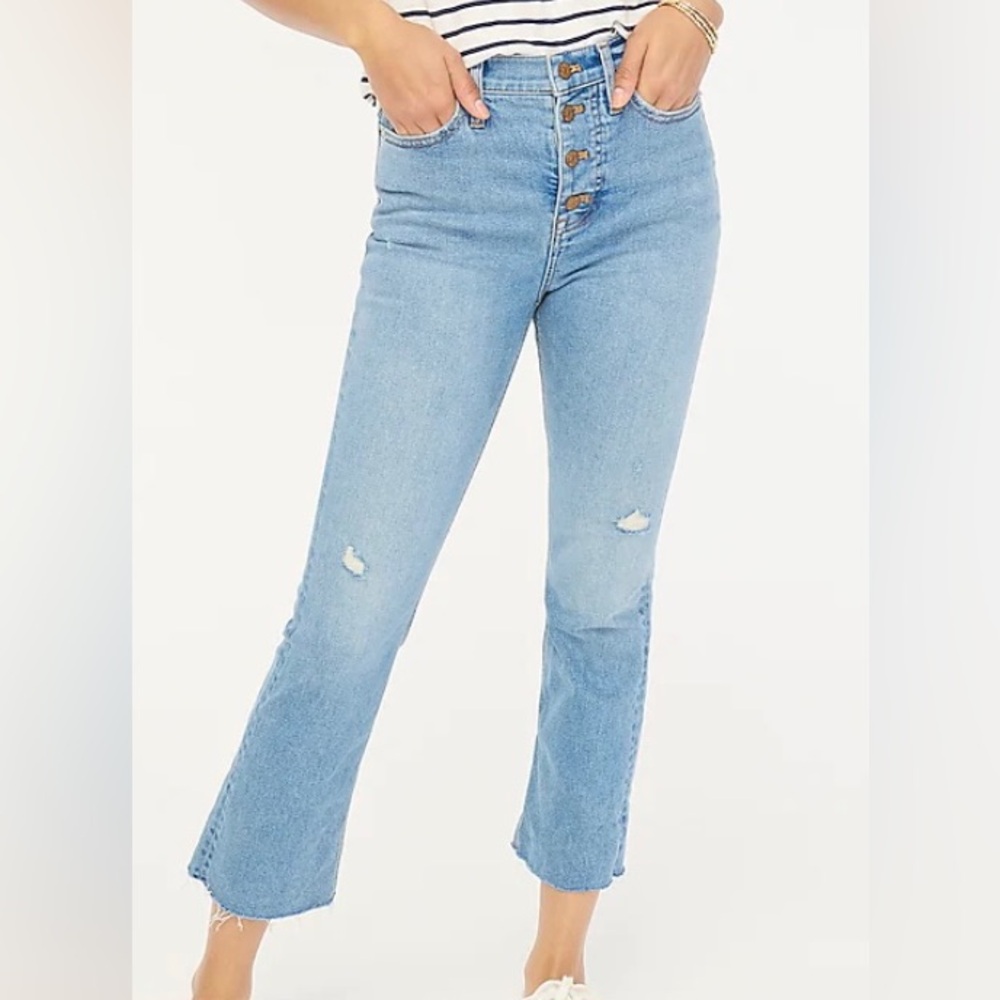 J. Crew Light Blue Ankle & Cropped Jeans